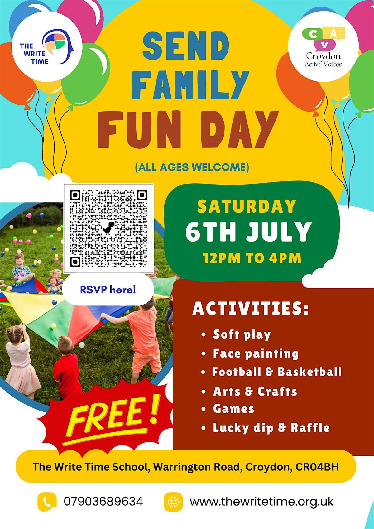 Free  Family Fun Day for all families with Special Educational Needs