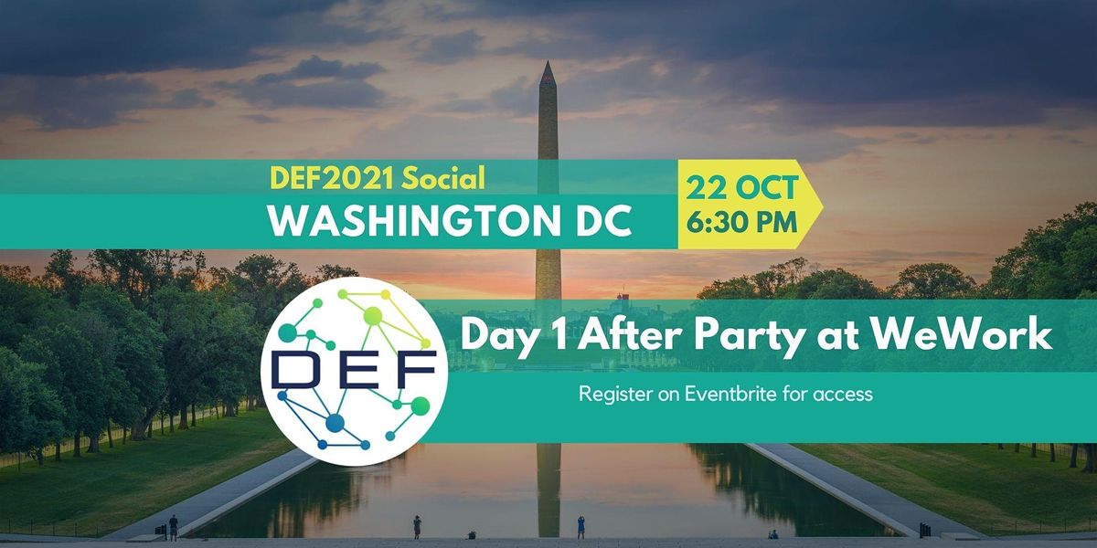 DEF Washington DC: DEF2021 Social (In-Person)
