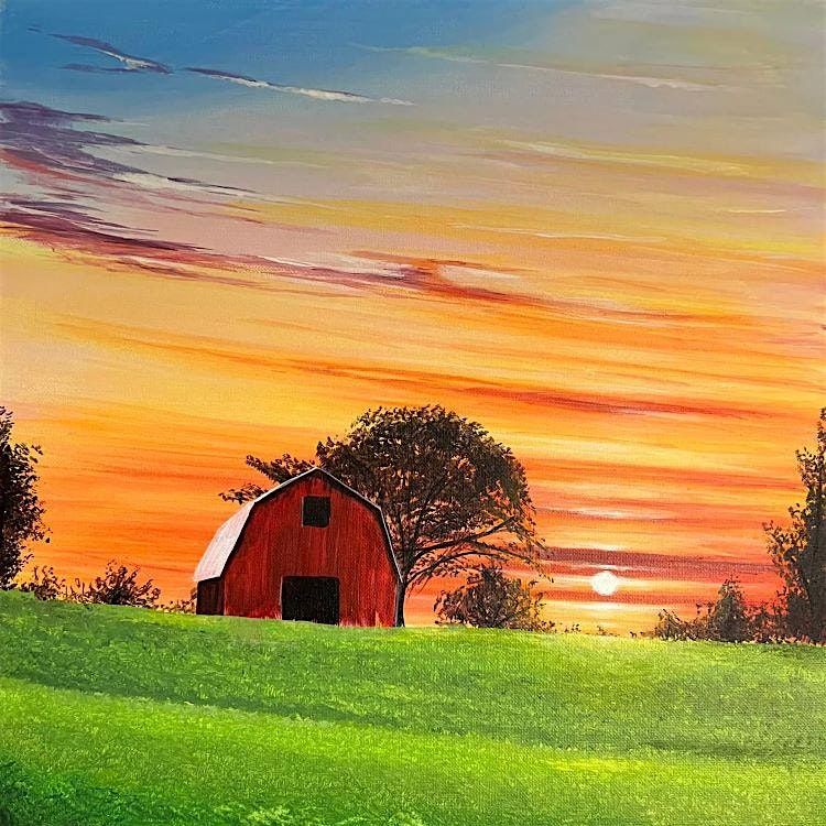 Sunset Barn, a PAINT & SIP EVENT with Lisa