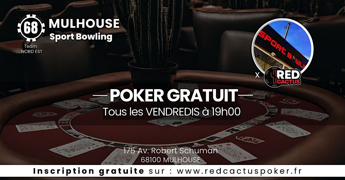 Soir\u00e9e RedCactus Poker X Sport Bowling \u00e0 MULHOUSE (68)