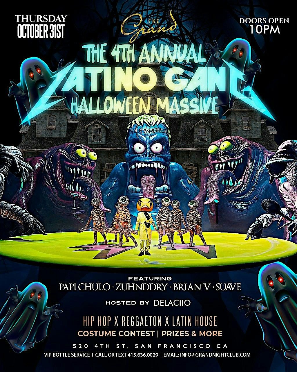 Latino Gang Halloween Massive at The Grand 10.31.24