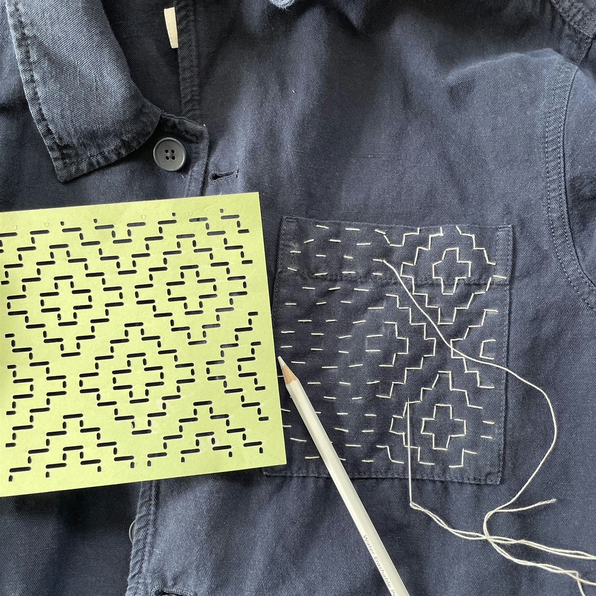 Introduction to Japanese Sashiko embroidery workshop