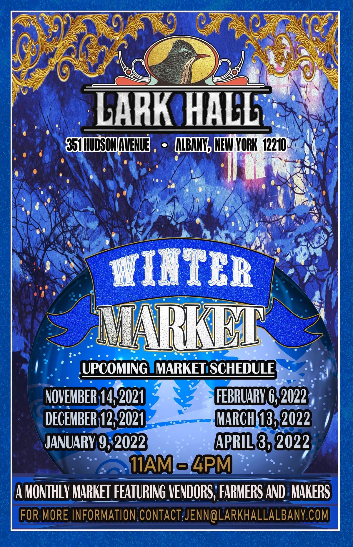 Lark Hall Winter Market, Lark Hall, Albany, 12 December To 17 December