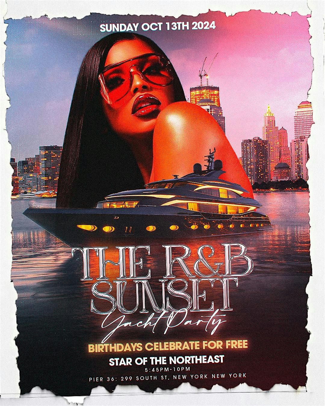 R&B SUNSET YACHT PARTY 2024 | NYC