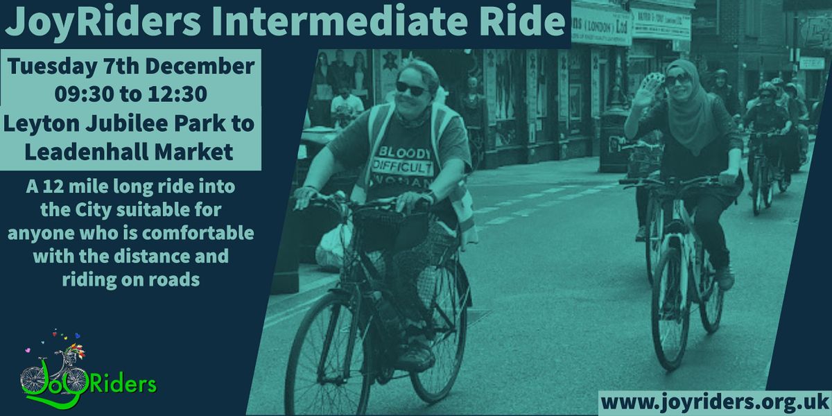 Intermediate Bike Ride from Jubilee Park to Leadenhall Market