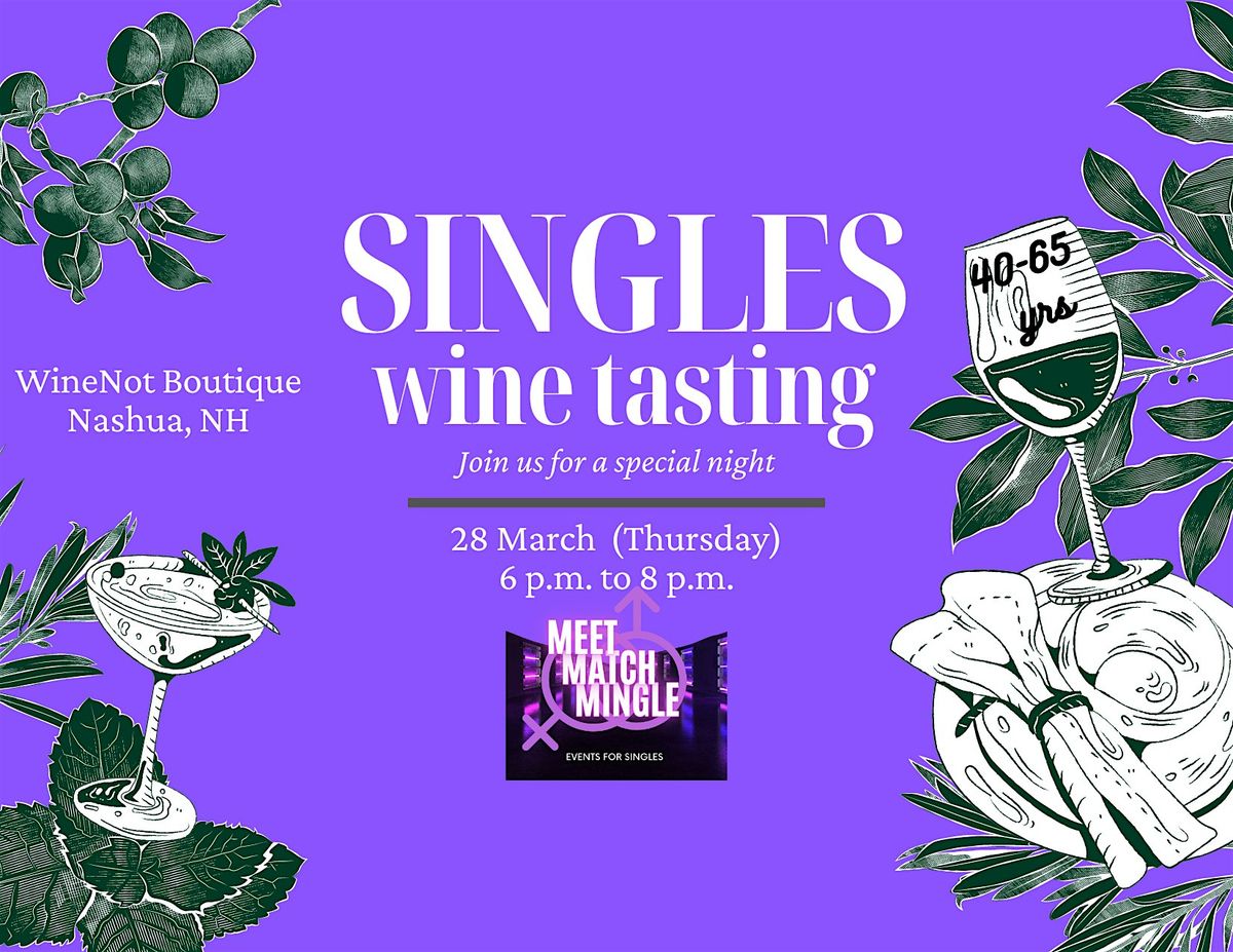 Singles Wine tasting (40-65 years)