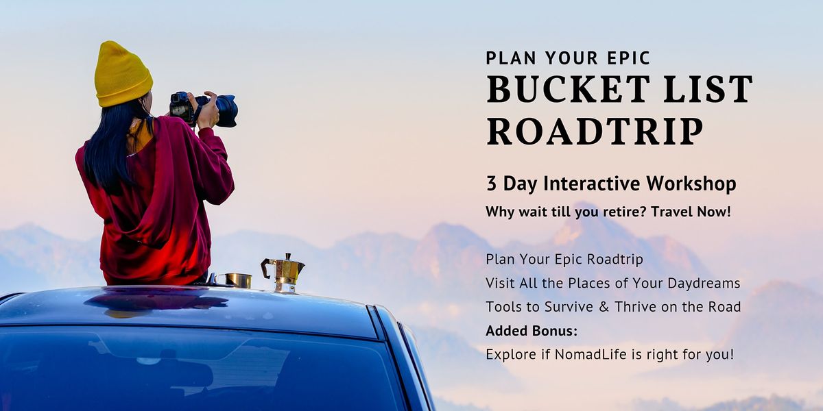 Take Your Bucket List Road Trip & Explore Nomad Life - San Francisco, CA