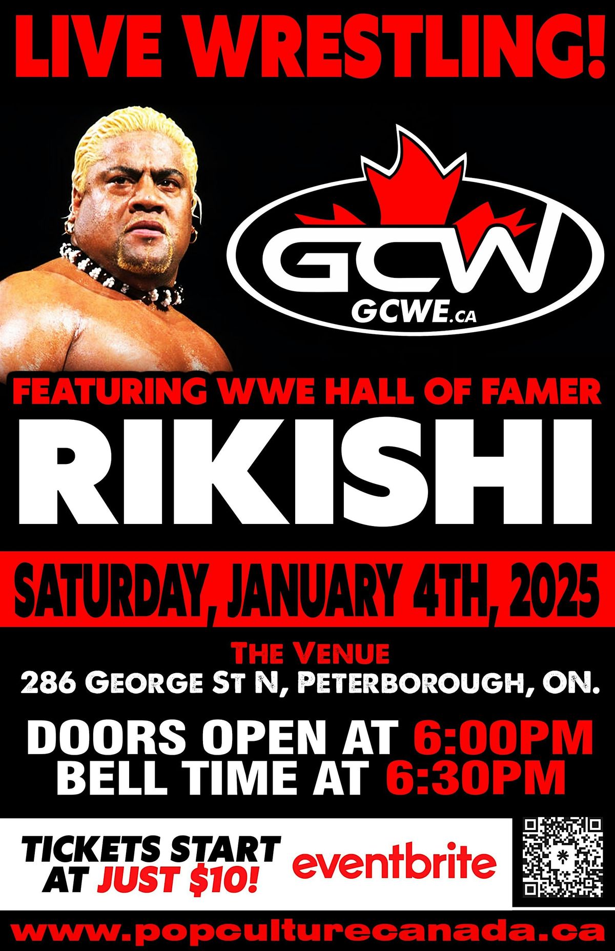 GCW : PETERBOROUGH : JANUARY 5TH 2025 : LIVE WRESTLING