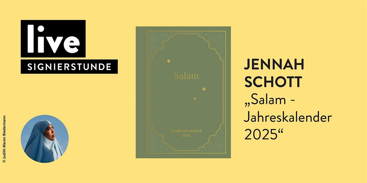 SIGNIERSTUNDE: Jennah Schott