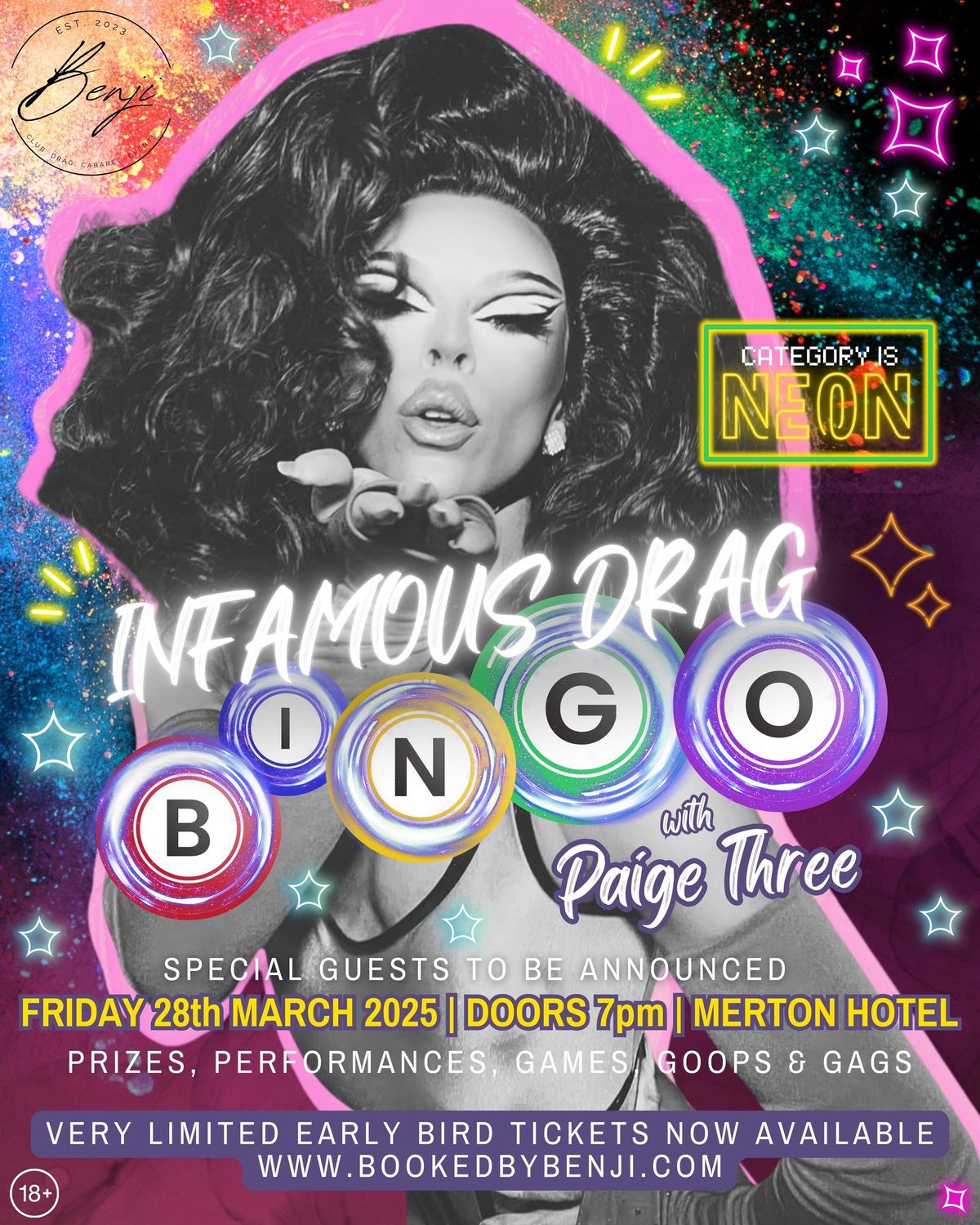 Infamous Drag Bingo