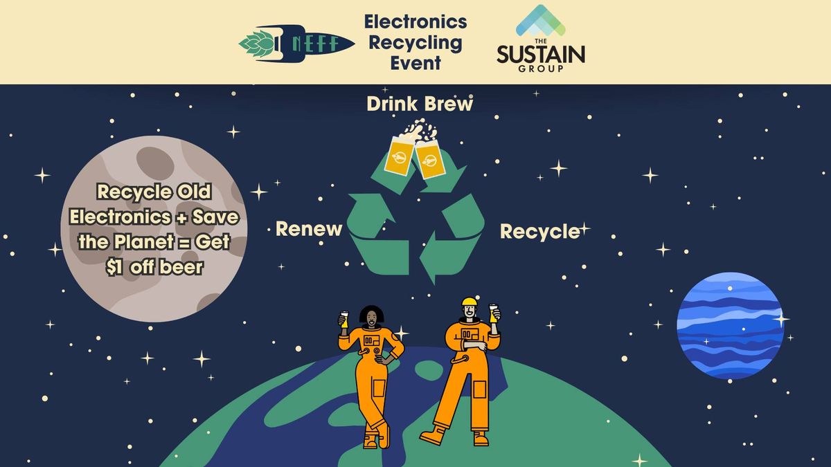 Electronics Recycling Event with The Sustain Group