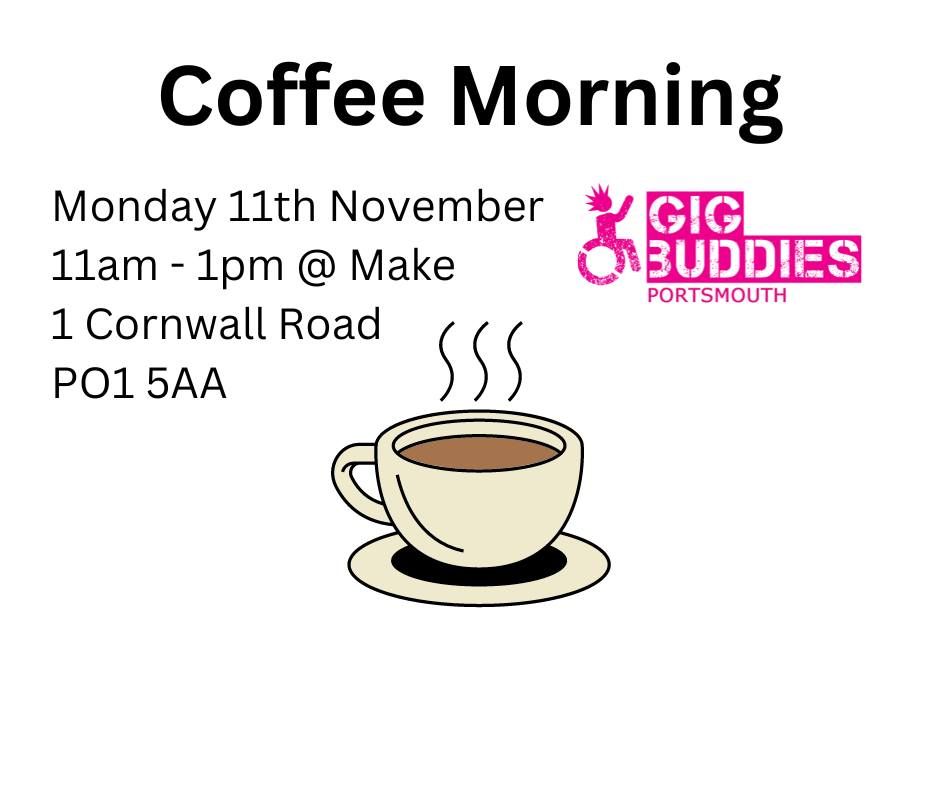 Gig Buddies Coffee Morning