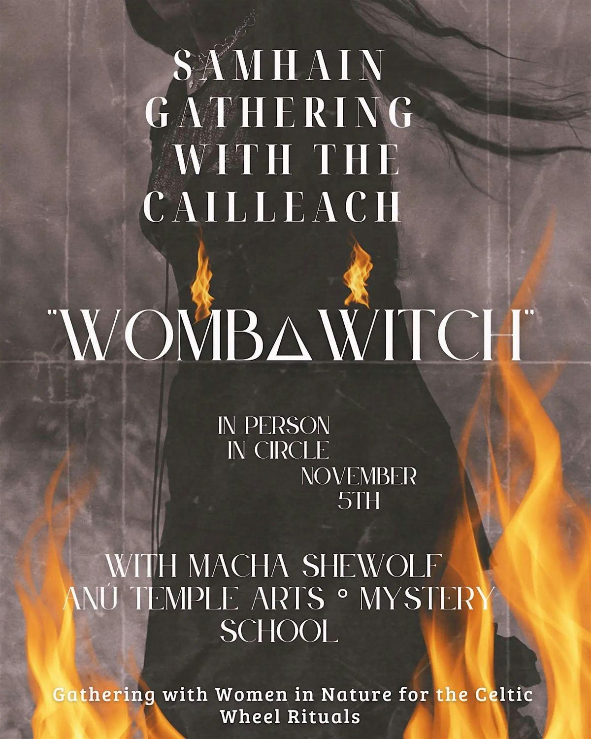 WOMB WITCH - Samhain Woman Gathering in the Nature - Cailleach