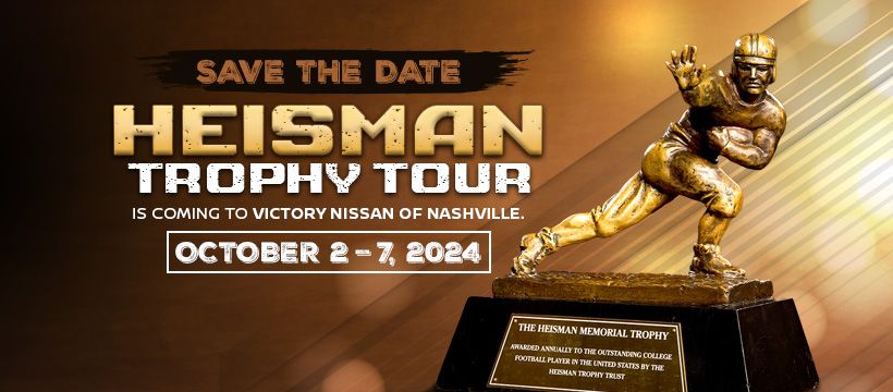 Heisman Trophy Tour Stops at Victory Nissan