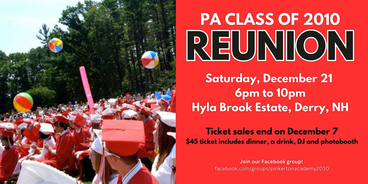 Pinkerton Class of 2010 Reunion