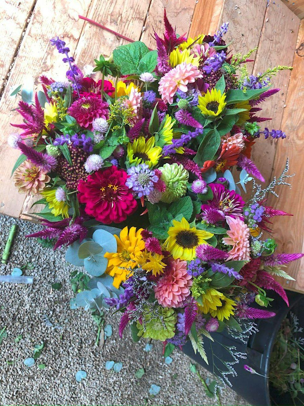 Bubbles and Bouquets - Flowers, Champagne and Fun - Learn to Make a Flower Bouquet!