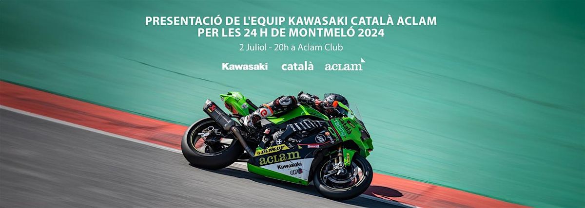 Presentaci\u00f3 de l'Equip Kawasaki Catal\u00e0 Aclam per les 24 h de Montmel\u00f3 2024