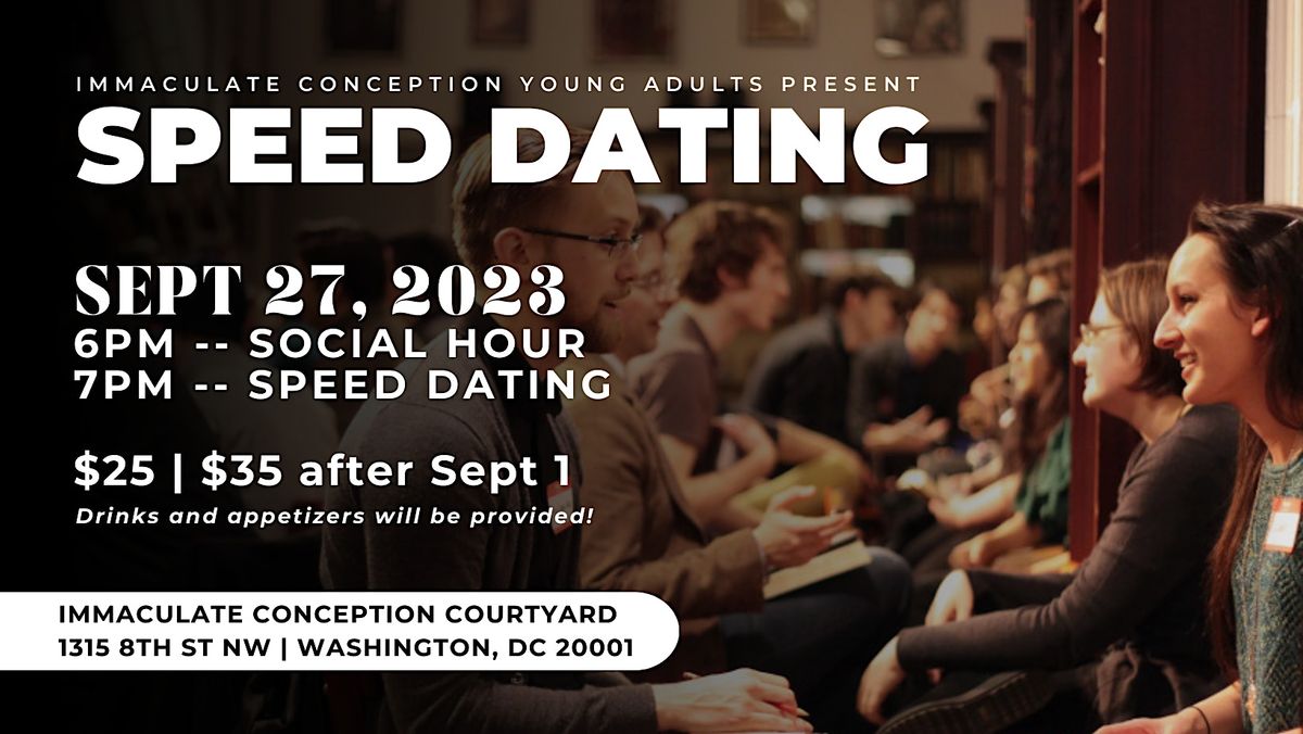Catholic Speed Dating for Young Adults