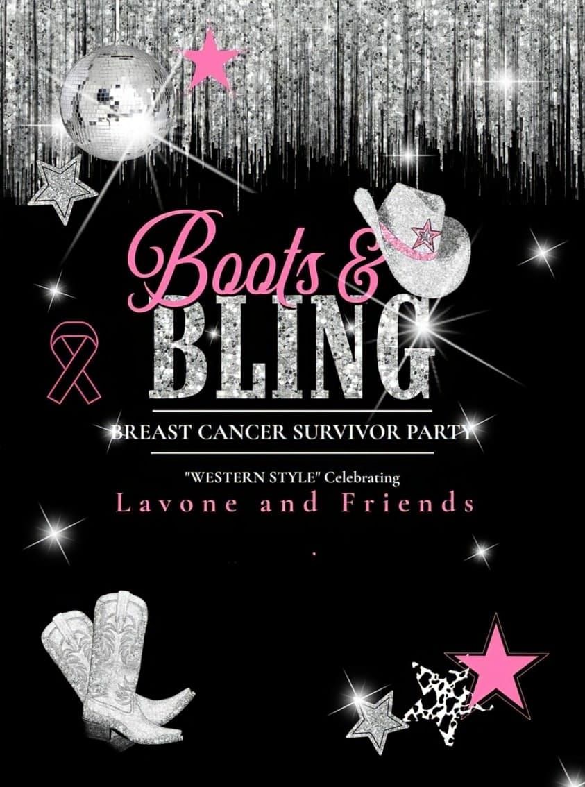 "BOOTS & BLING" Breast Cancer Survivor Celebration Party