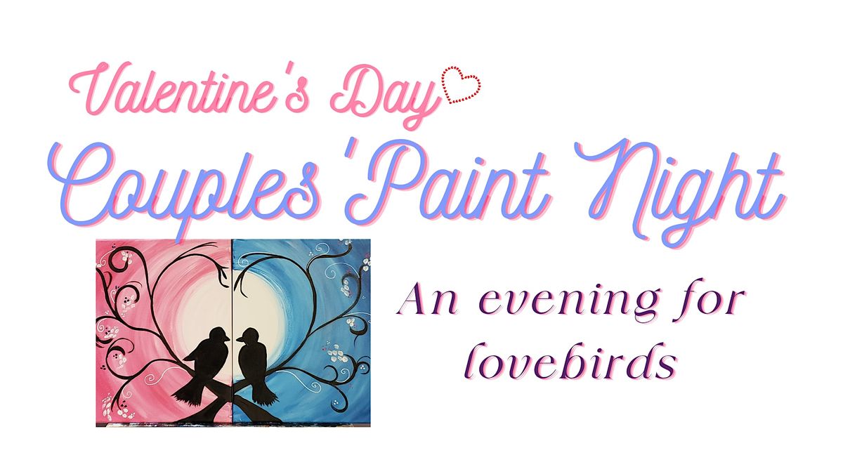 Valentines Couples Paint Night, The Purple Door, Virginia Beach, 15