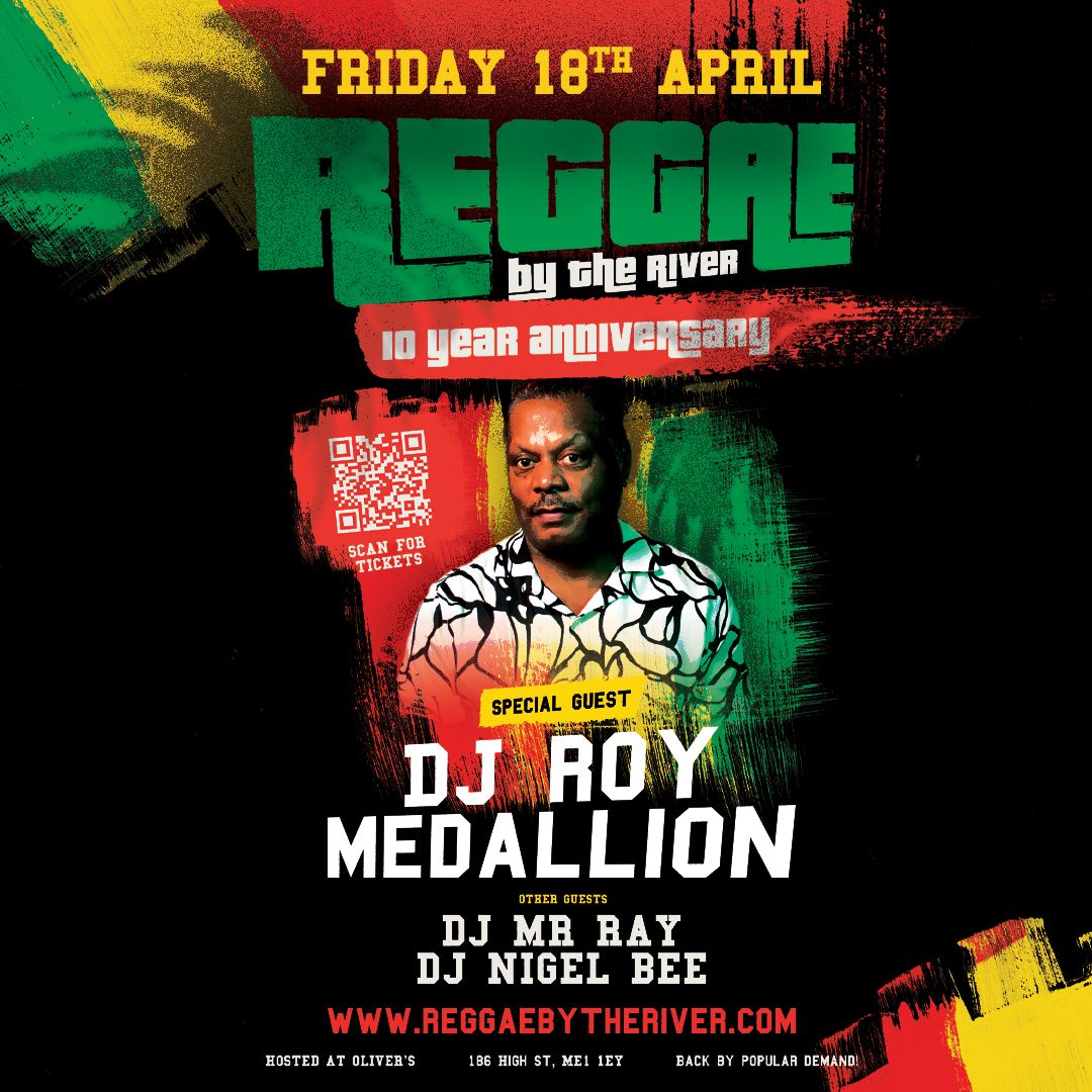 Reggae By the River 10th anniversary reunion with Roy Medallion,  Nigel Bee and DJ Mr Ray