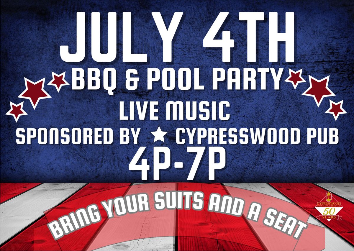July 4th BBQ & Pool party