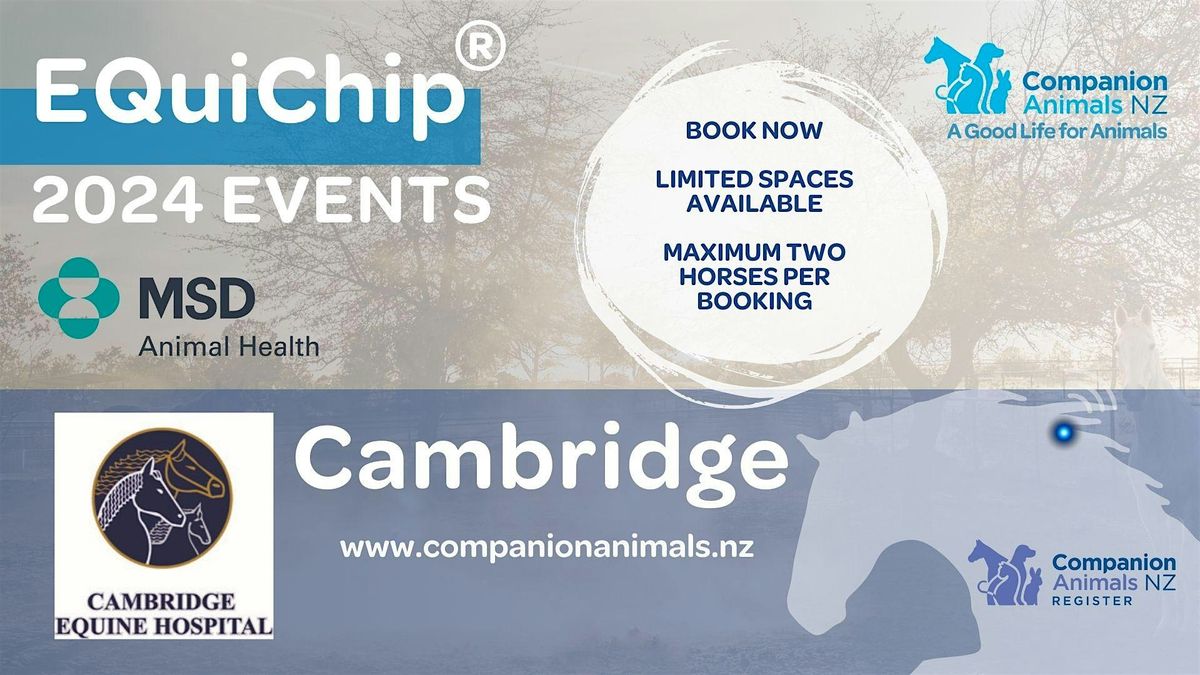 EQuiChip\u00ae Cambridge -  Horse Microchipping and Registration Event