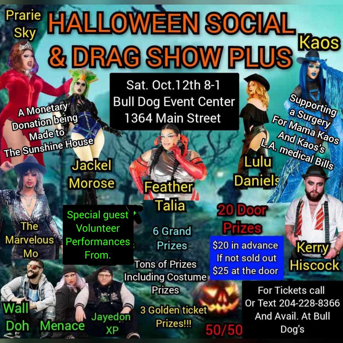 Halloween Social and Drag show 