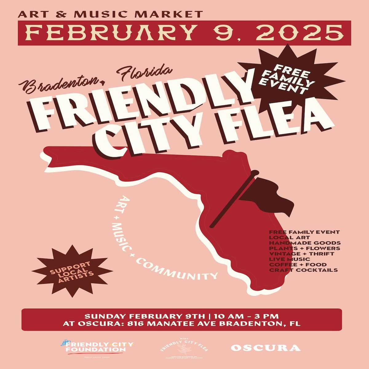 Friendly City Flea @ Oscura (February)