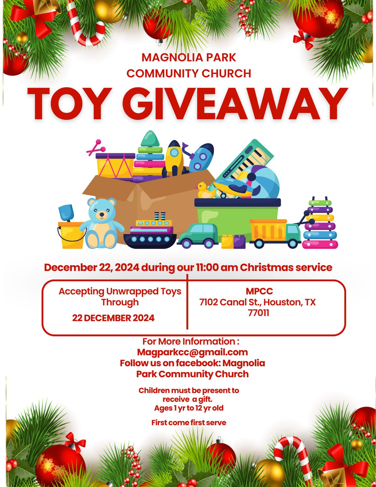 Toy Giveaway