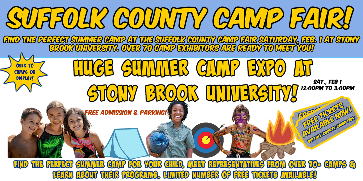 Suffolk County Camp Fair at Stony Brook University