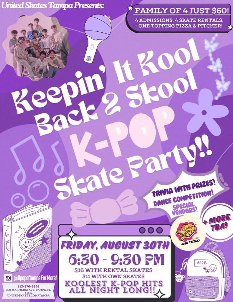 Keepin' it Kool Back to Skool K-POP Skate