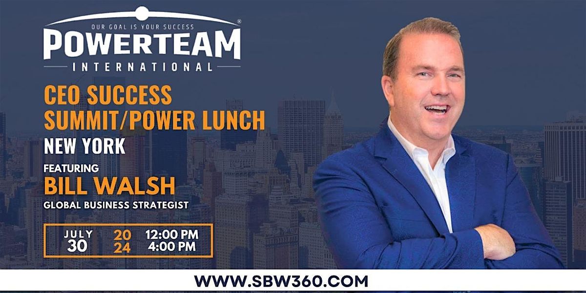 CEO Success Summit\/Power Lunch - New York