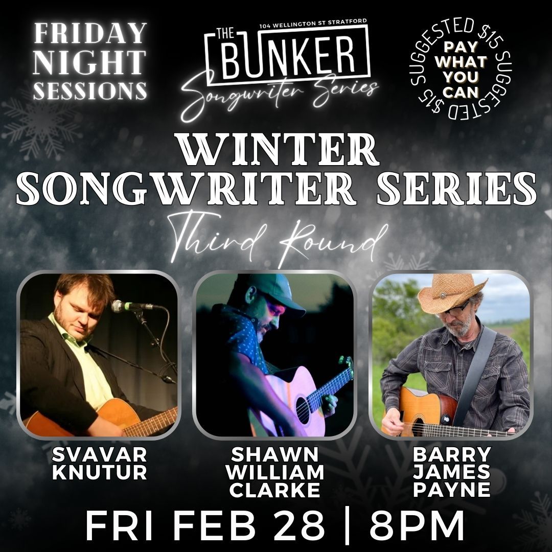 Friday Night Sessions - Winter Songwriter Series