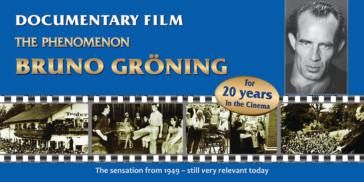 Canberra ACT Documentary Film: Phenomenon Bruno Groening