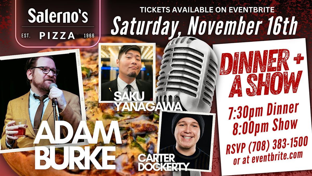 November 2024 Dinner + A Show  - STAND UP COMEDY OAK PARK