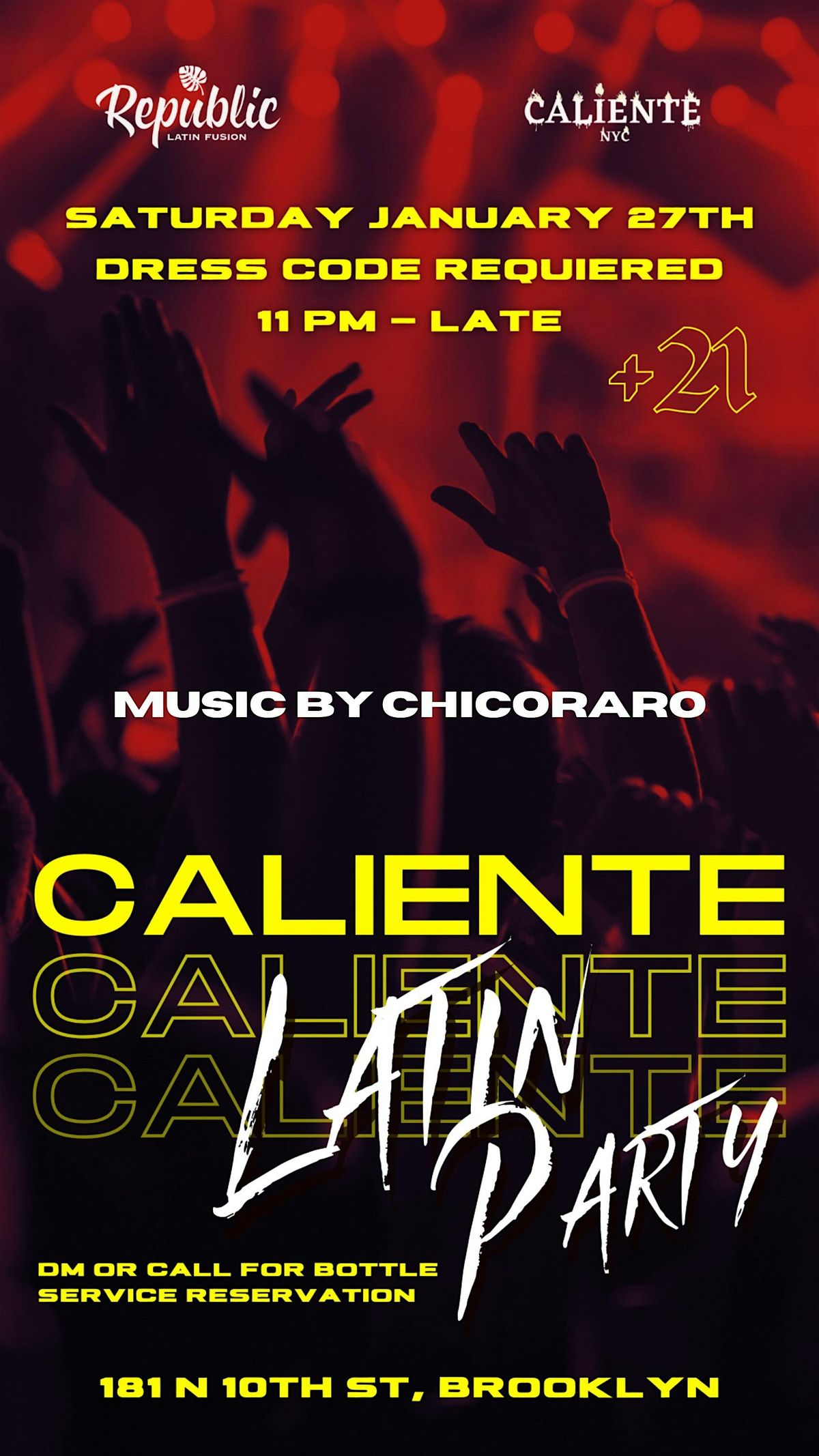 CALIENTE Latin & Reggaet\u00f3n Party @ Republic