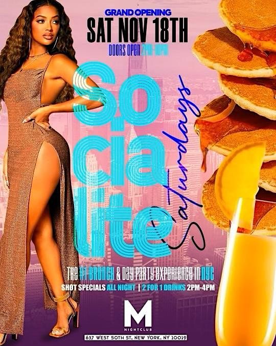 *EVERY SATURDAY* Socialite Saturdays | hosted by MTA Rocky