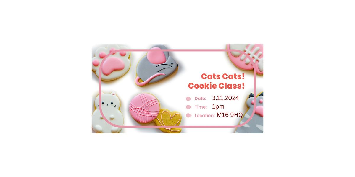 Cat Cat Cookie Decorating Class