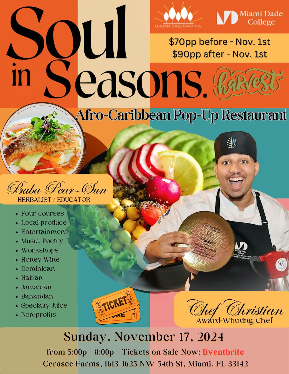 Soul In Seasons - Afro-Caribbean Plant-based Pop-up