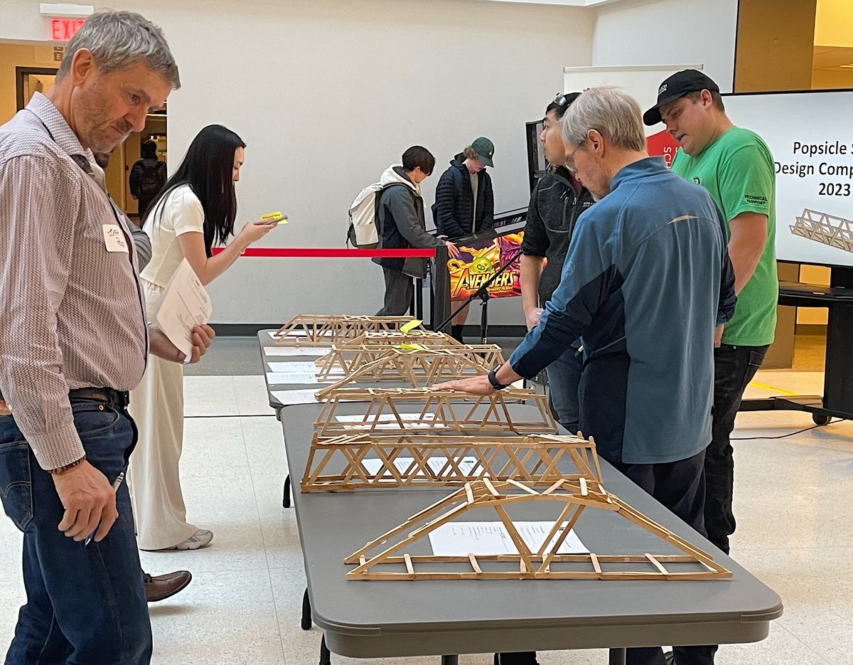 CSCE 2023 Popsicle Stick Bridge Competition and 144 Ave Bridge Presentation