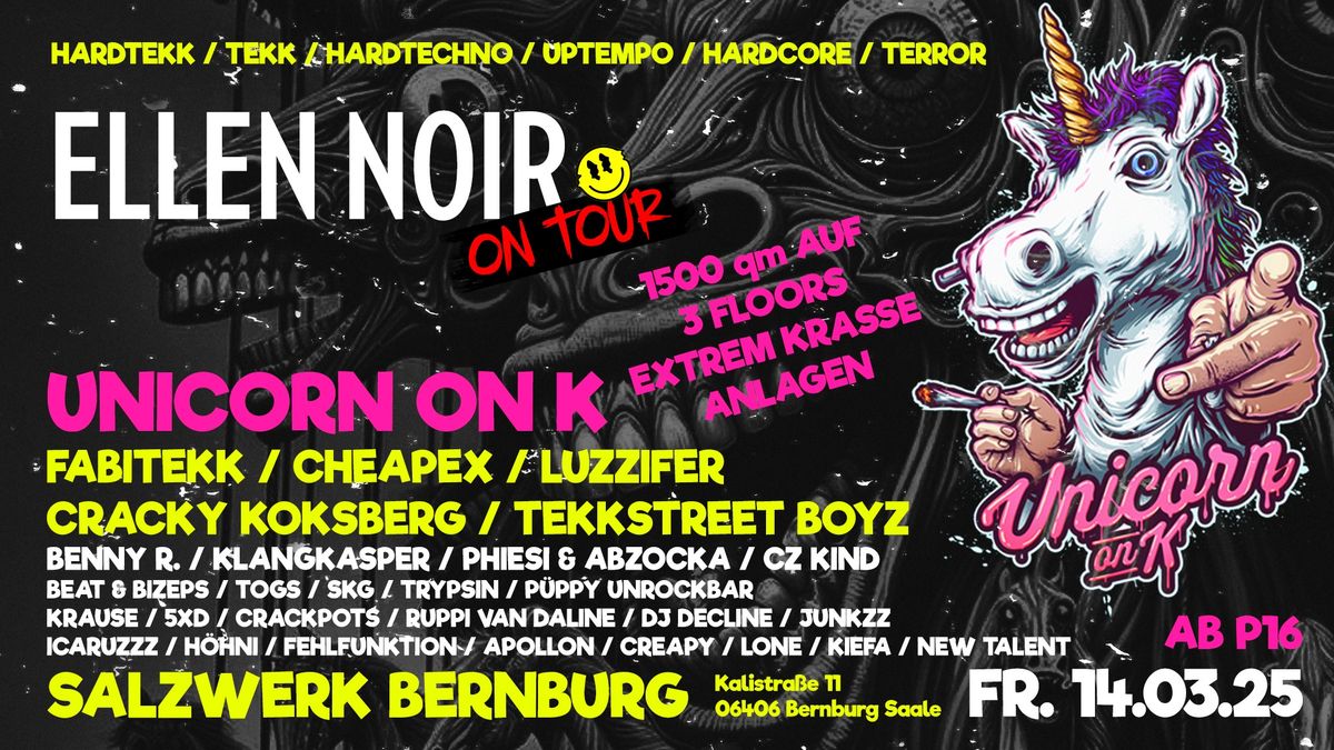 ELLEN NOIR \u2022 ON TOUR \/ SALZWERK BERNBURG 1500 qm \/ 3 FLOORS \/ 31 ACTS