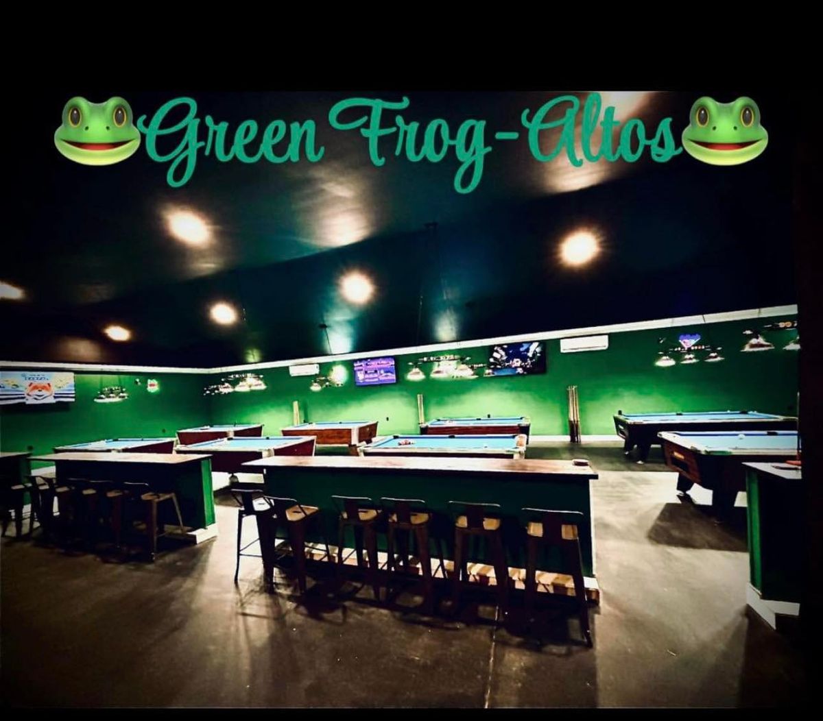 Green Frog Saturday 8ball Tournament