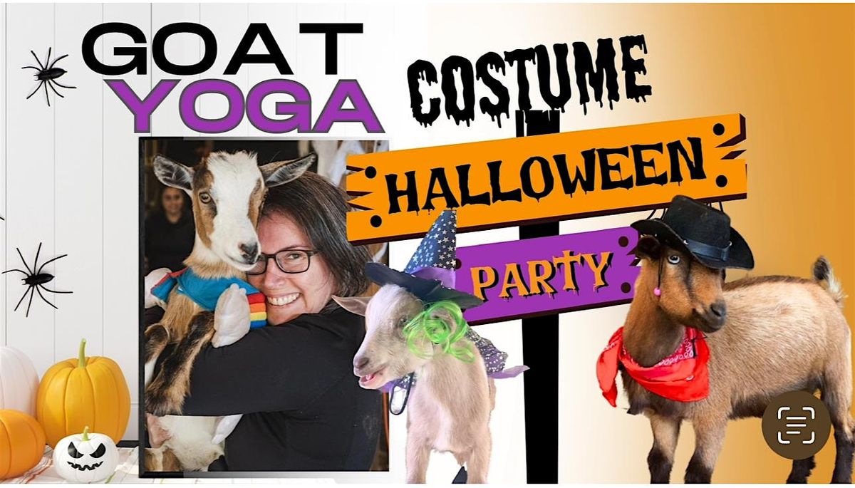 Halloween Goat Yoga