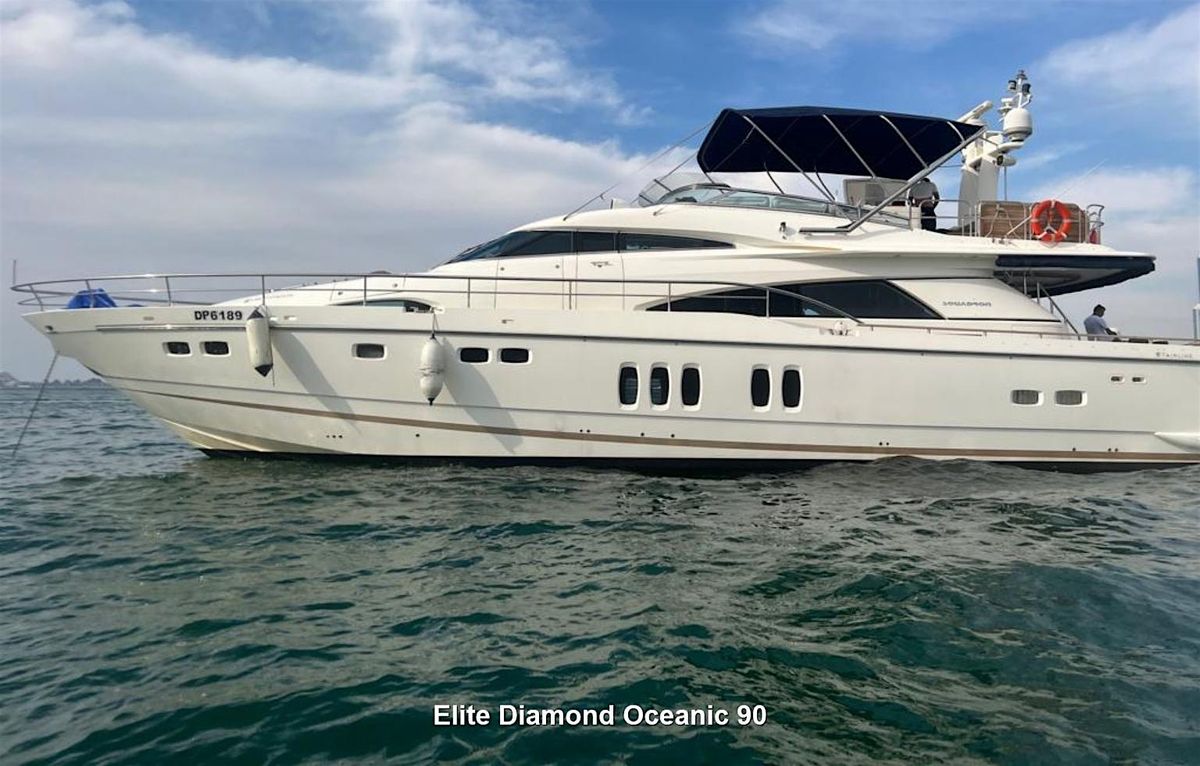 2-6 Hour Yacht Rental - Diamond Oceanic 80ft 2023 Yacht Rental - Dubai