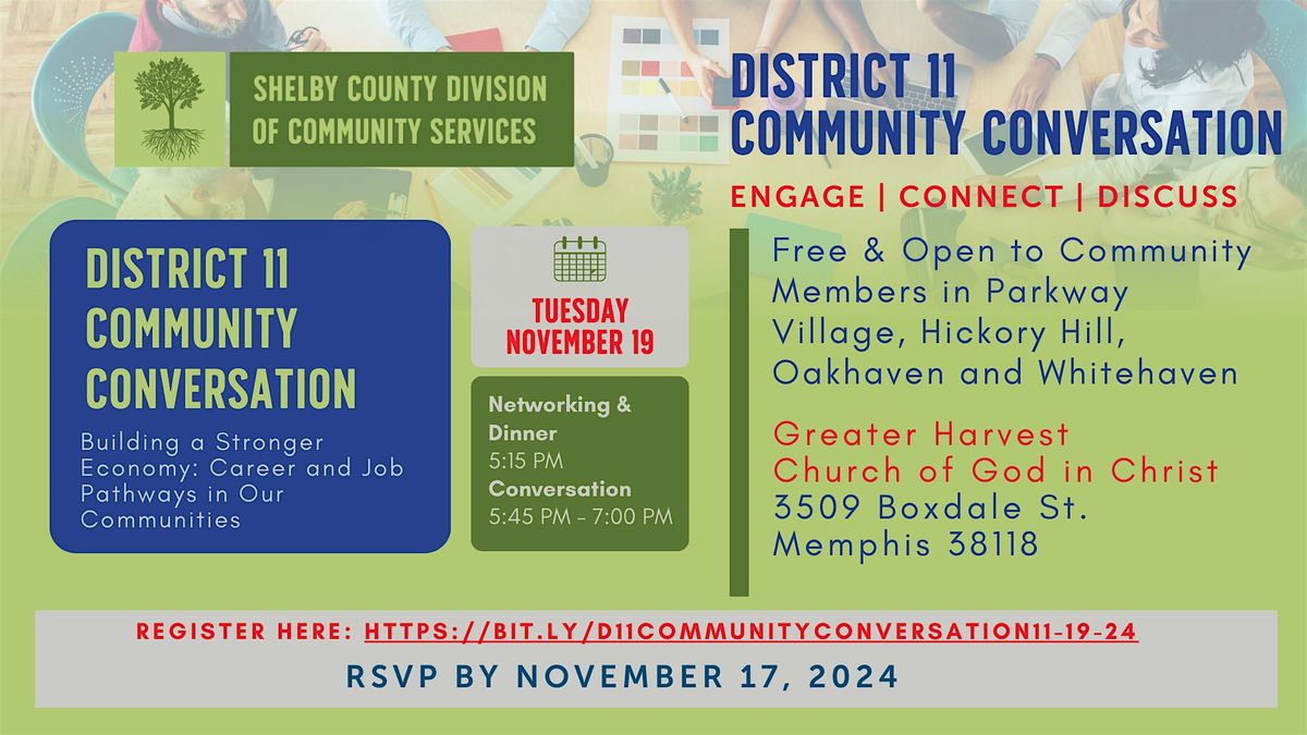 Shelby County Commission District 11 Community Conversation