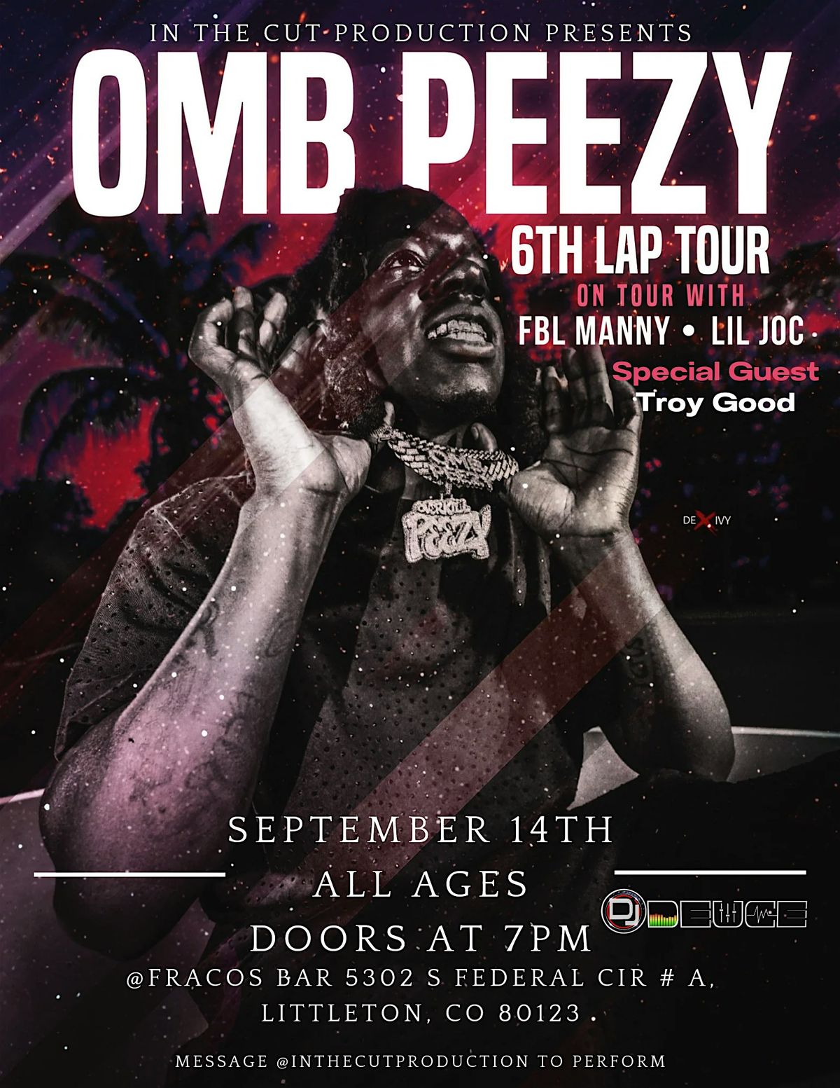 OMB Peezy Live In Denver w\/ Special Guests FBL Manny, Lil Joc, Troy Good