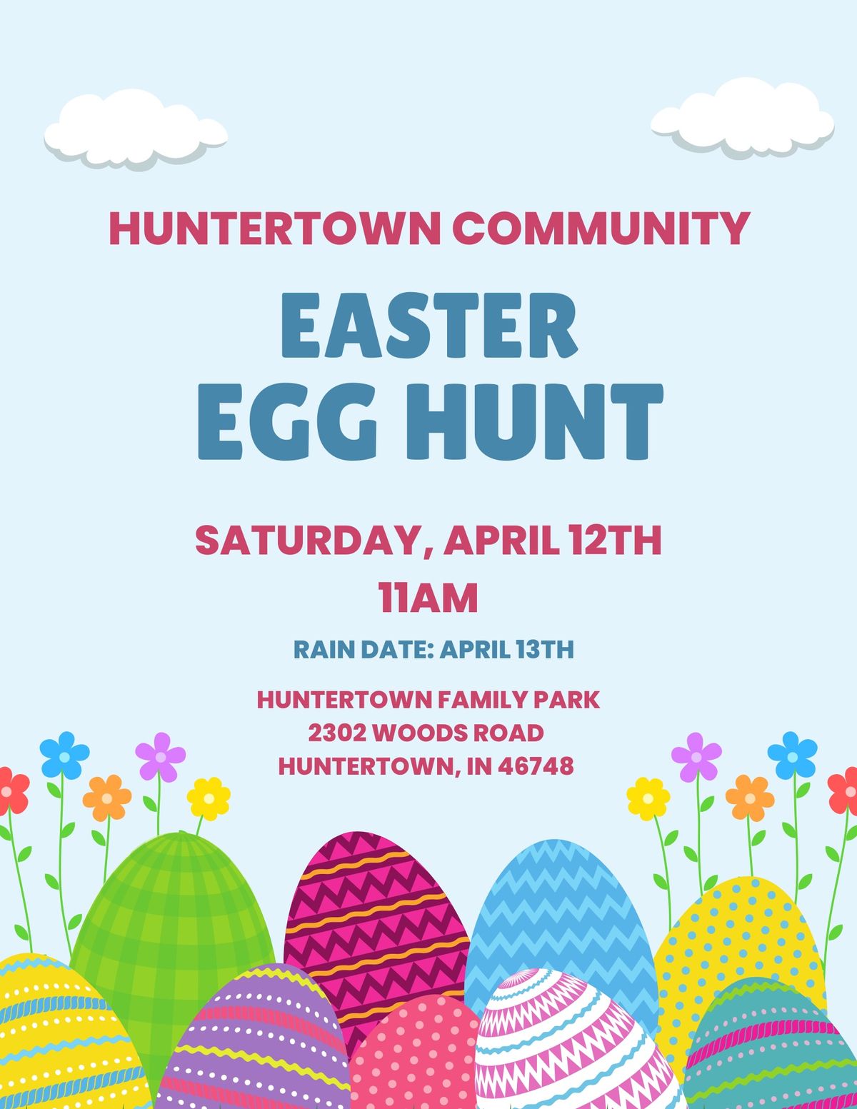 Huntertown Community Easter Egg Hunt