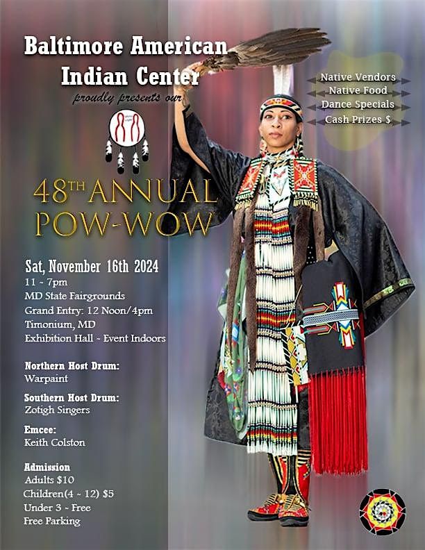 Baltimore American Indian Center 48th Annual Pow Wow