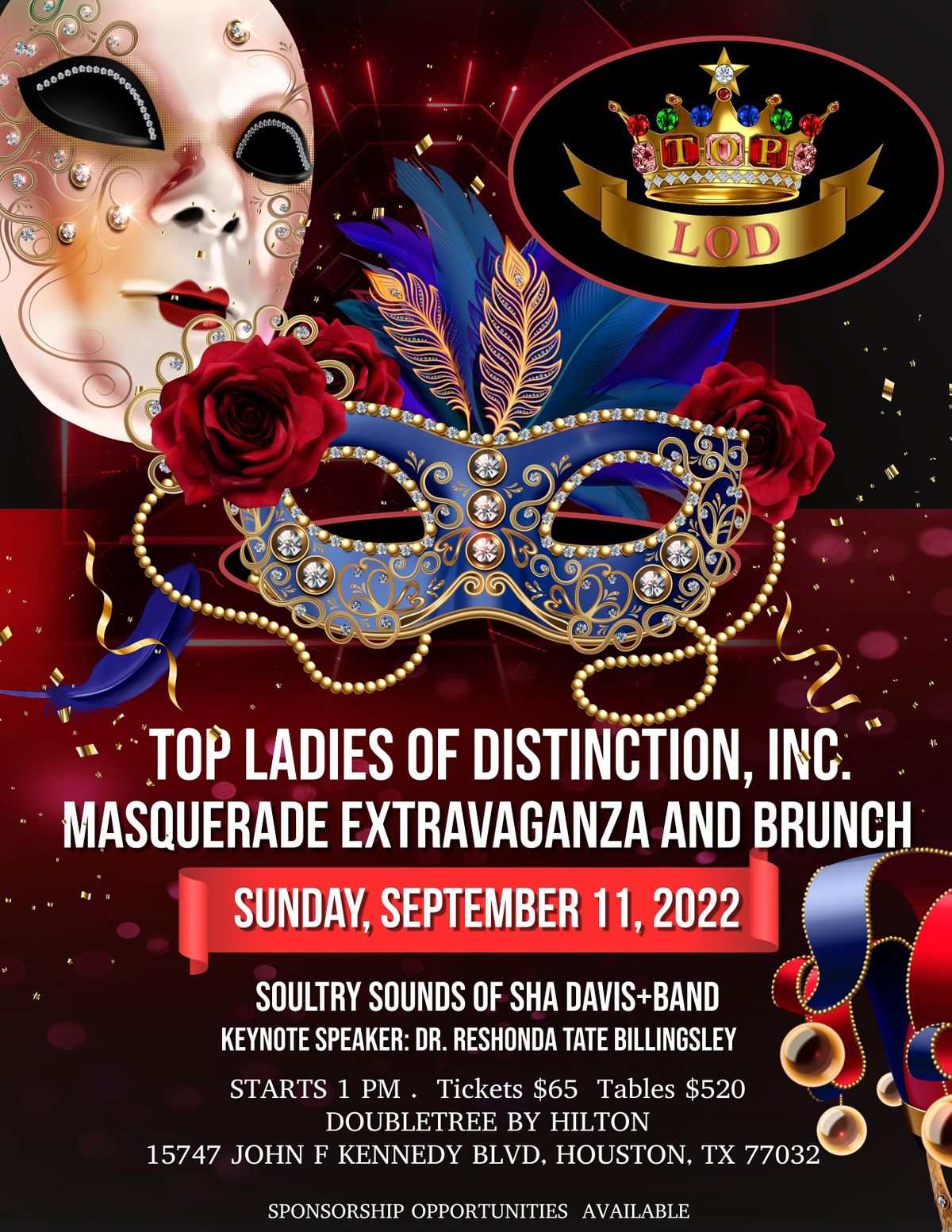 Masquerade Extravaganza and Brunch - Charity Event